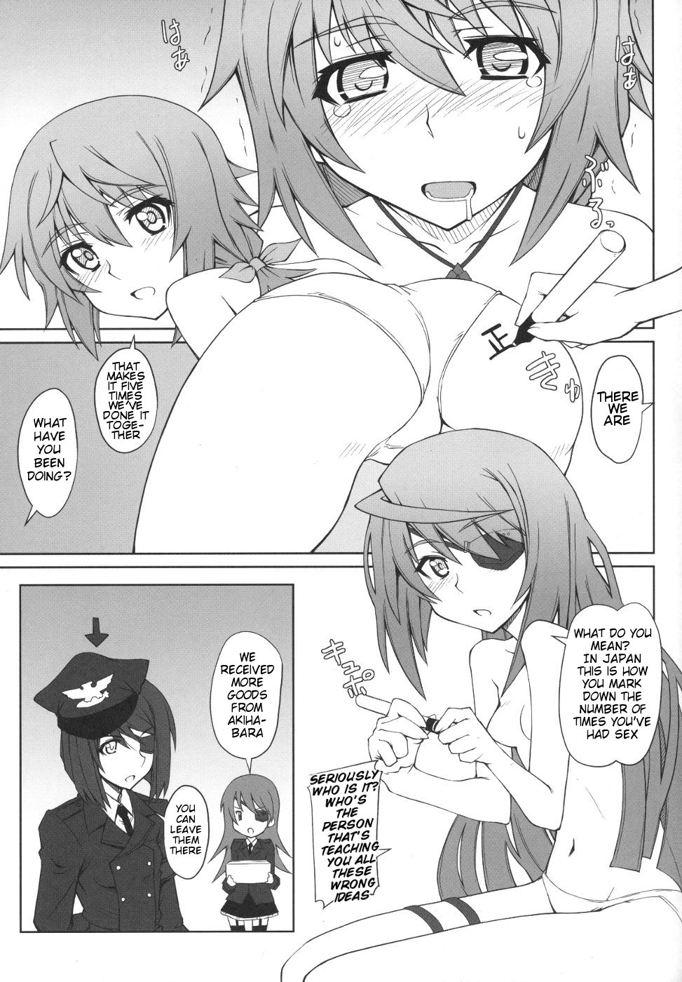 (COMIC1☆5) [i.r.o.Zi (Mutsuki Ginji, Aoi Shinji)] LOVE&3PEACE (IS <Infinite Stratos>) [English] [Kibitou4Life] page 22 full