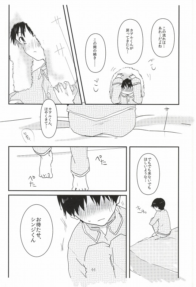 (Kimi to no Rendan 6) [obake (Sakuma)] Once Swan (Neon Genesis Evangelion) page 45 full