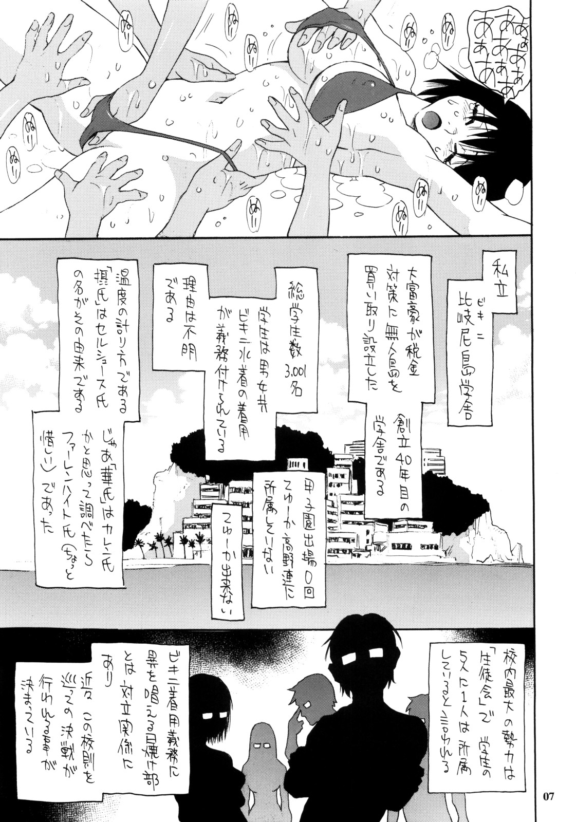 (C74) [NOUZUI MAJUTSU, NO-NO'S (Kawara Keisuke, Kanesada Keishi, NEO'GENTLE)] Let's Bikiniing! page 7 full