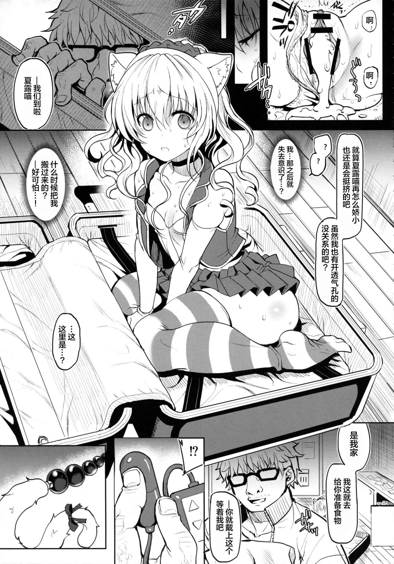 (C90) [sirojio (Kiryuu Mina)] Nekomimi Idol o Omochikaeri Shite Mita [Chinese] [绅士仓库汉化] page 11 full