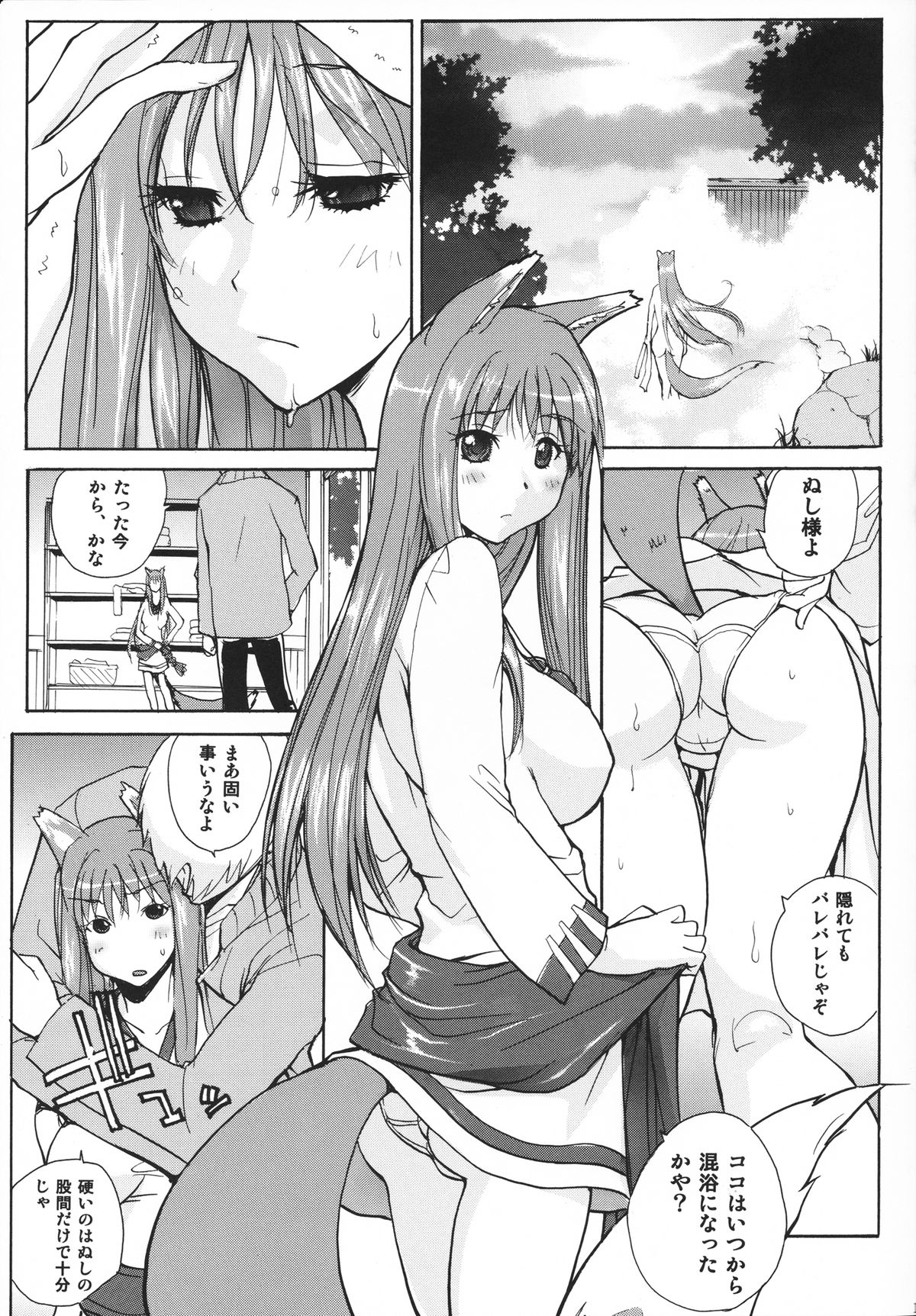 (C76) [Ucky Lab (kika=zaru)] Ookami to Osage to Kohitsuji (Spice and Wolf) page 14 full