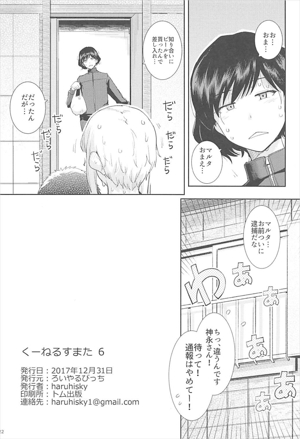 (C93) [Royal Bitch (haruhisky)] Ku-neru Sumata 6 (Ku-neru Maruta) page 21 full