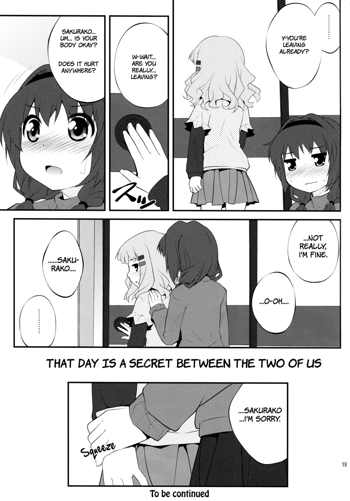 (C82) [Purimomo (Goyac)] Himegoto Flowers | Secret Flowers 3 (YuruYuri) [English] [Yuri-ism] page 18 full