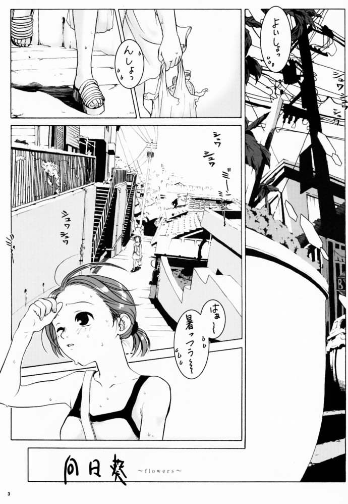 (C60) [Otaku Beam (kuro, Sendaman)] Himawari ~Flowers~ page 2 full