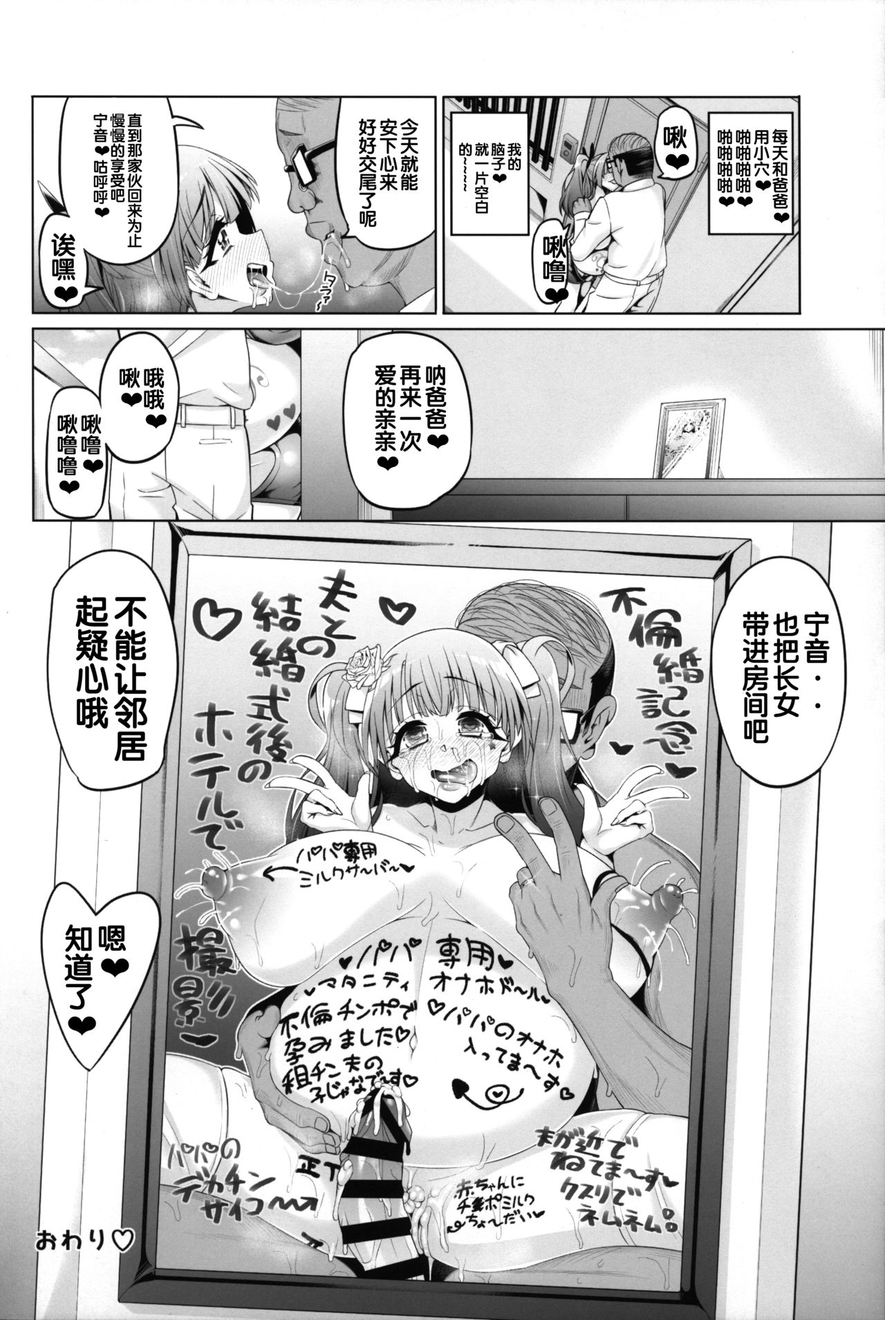 (C95) [Nekottorando (Tanizakura Shidare)] Fujinoki Nene no Onii ni Ienai Koto (Hajimete no Gal) [Chinese] [Flandre个人汉化] page 48 full