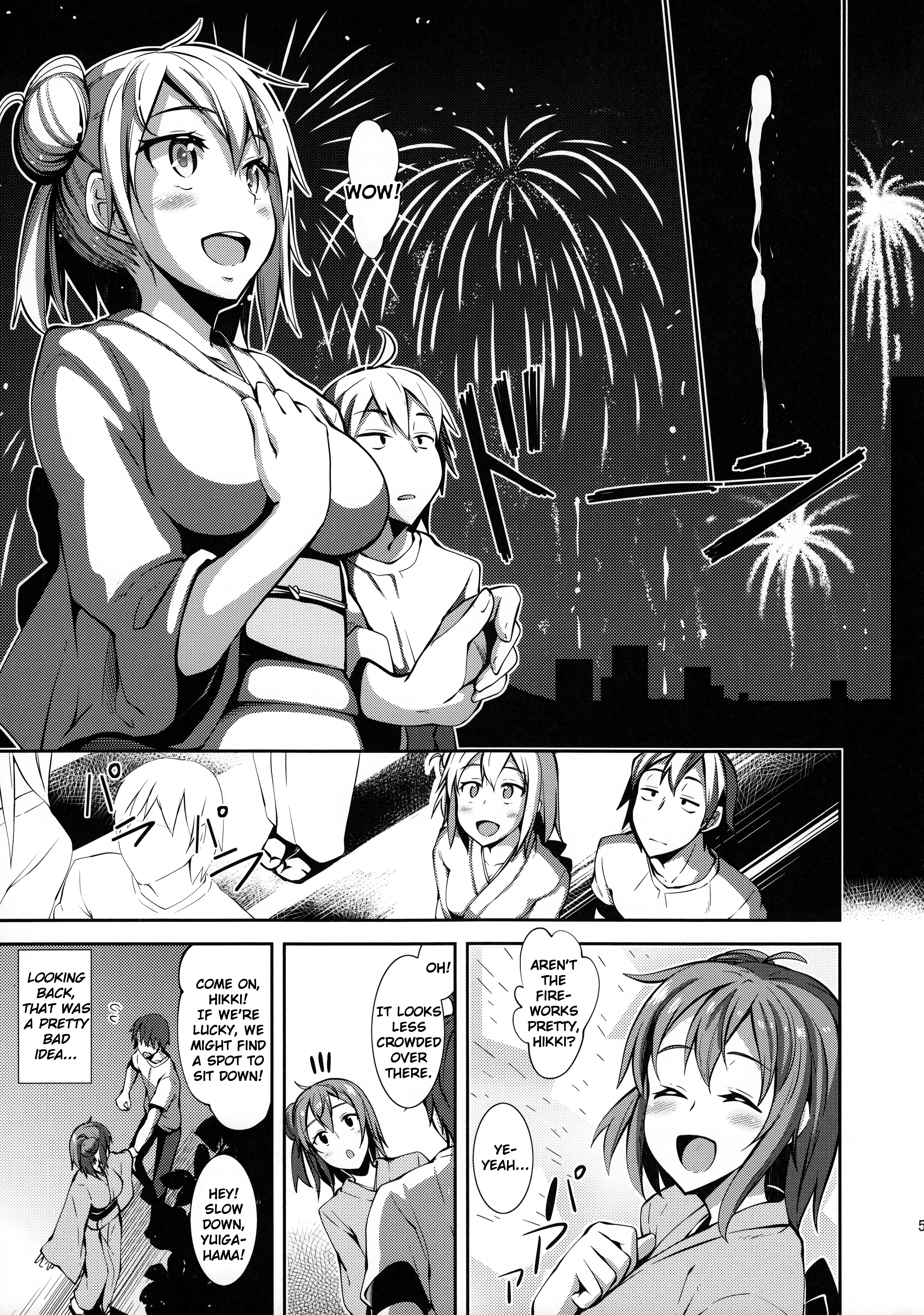 (C84) [Petapan (Akino Sora)] Yahari Yuigahama Yui wa Kawaii. (Yahari Ore no Seishun Love Come wa Machigatteiru.) [English] page 4 full