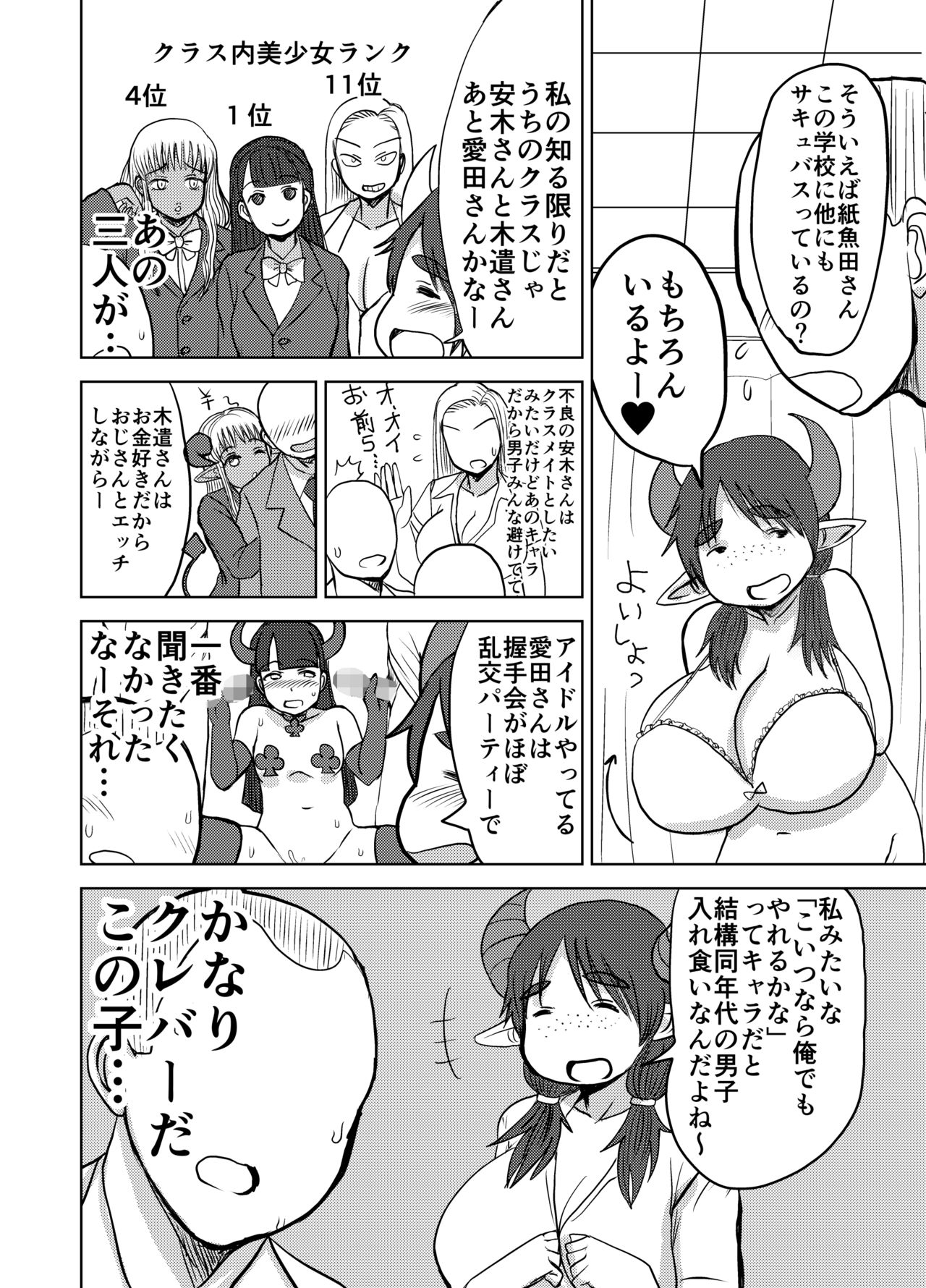 [Dokumushi Shokeitai (Kaneda Asao)] Classmate Succubus [Digital] page 9 full