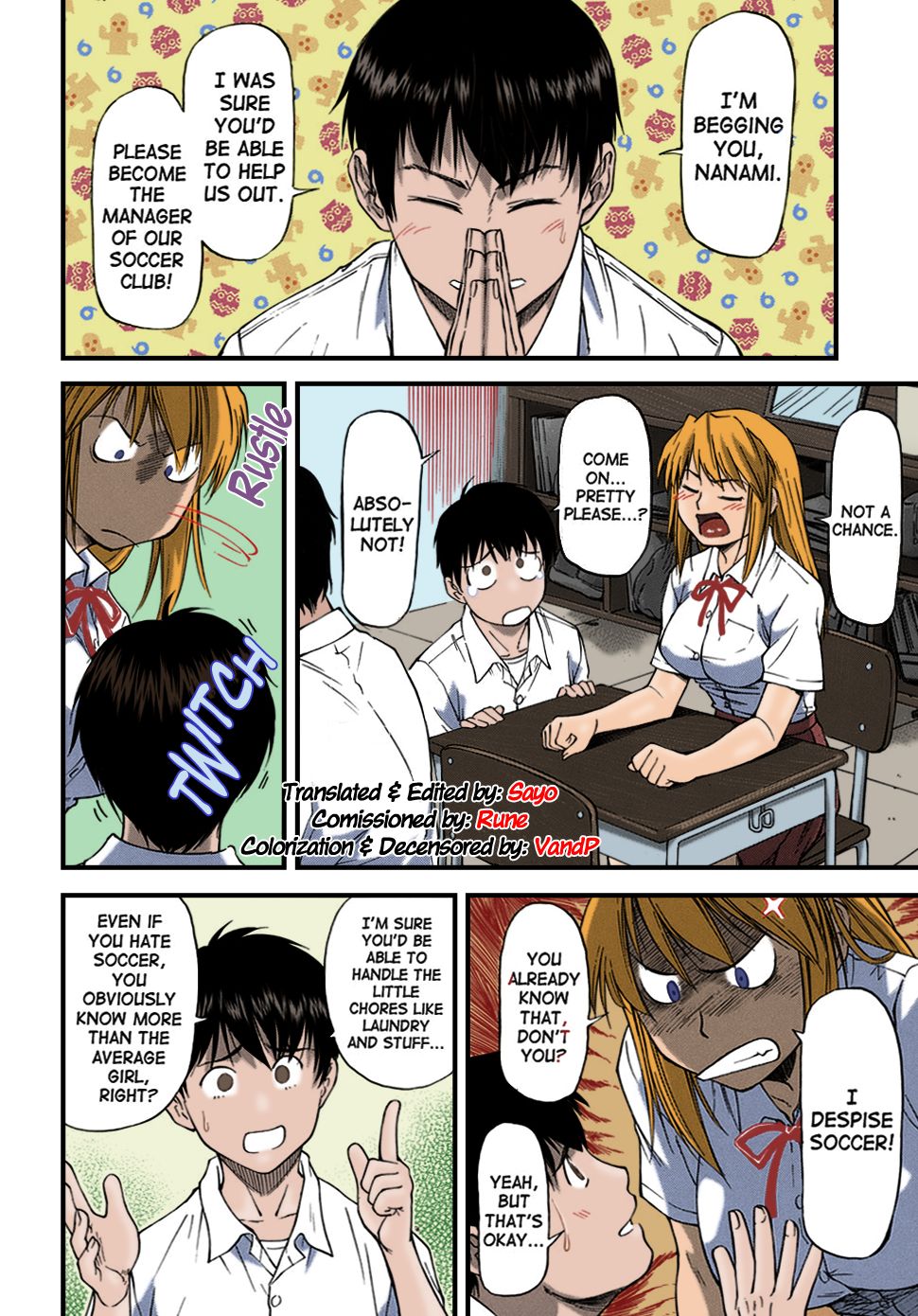 [Nagare Ippon] Offside Girl Ch. 1-4 [English] [Colorized] [Decensored] [WIP] page 8 full