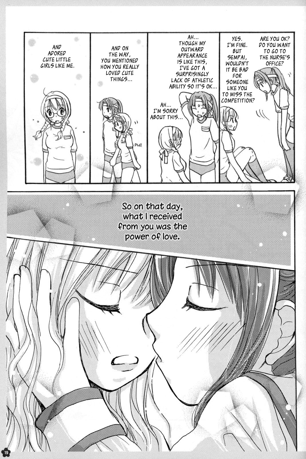 (COMITIA88) [Yuririn no Moto (Yuririn)] Amai Himitsu [English] [Wings of Yuri] page 19 full