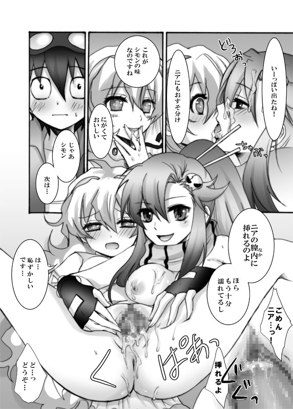 [Ningen Modoki (Random)] Nia ga Manmato Sarawareta! (Tengen Toppa Gurren Lagann) page 12 full