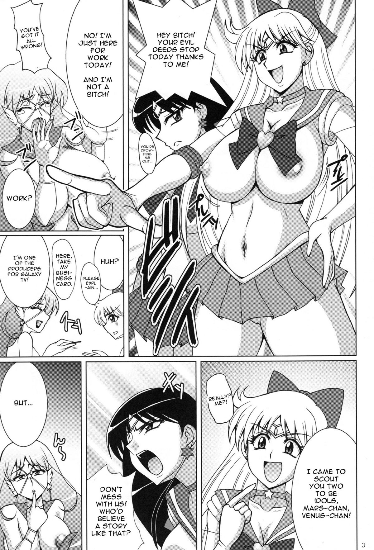 (C79) [RPG COMPANY2 (Uranoa)] Ginga TV Daisan Seisakubu iDOL Produce (Sailor Moon) [English] page 3 full