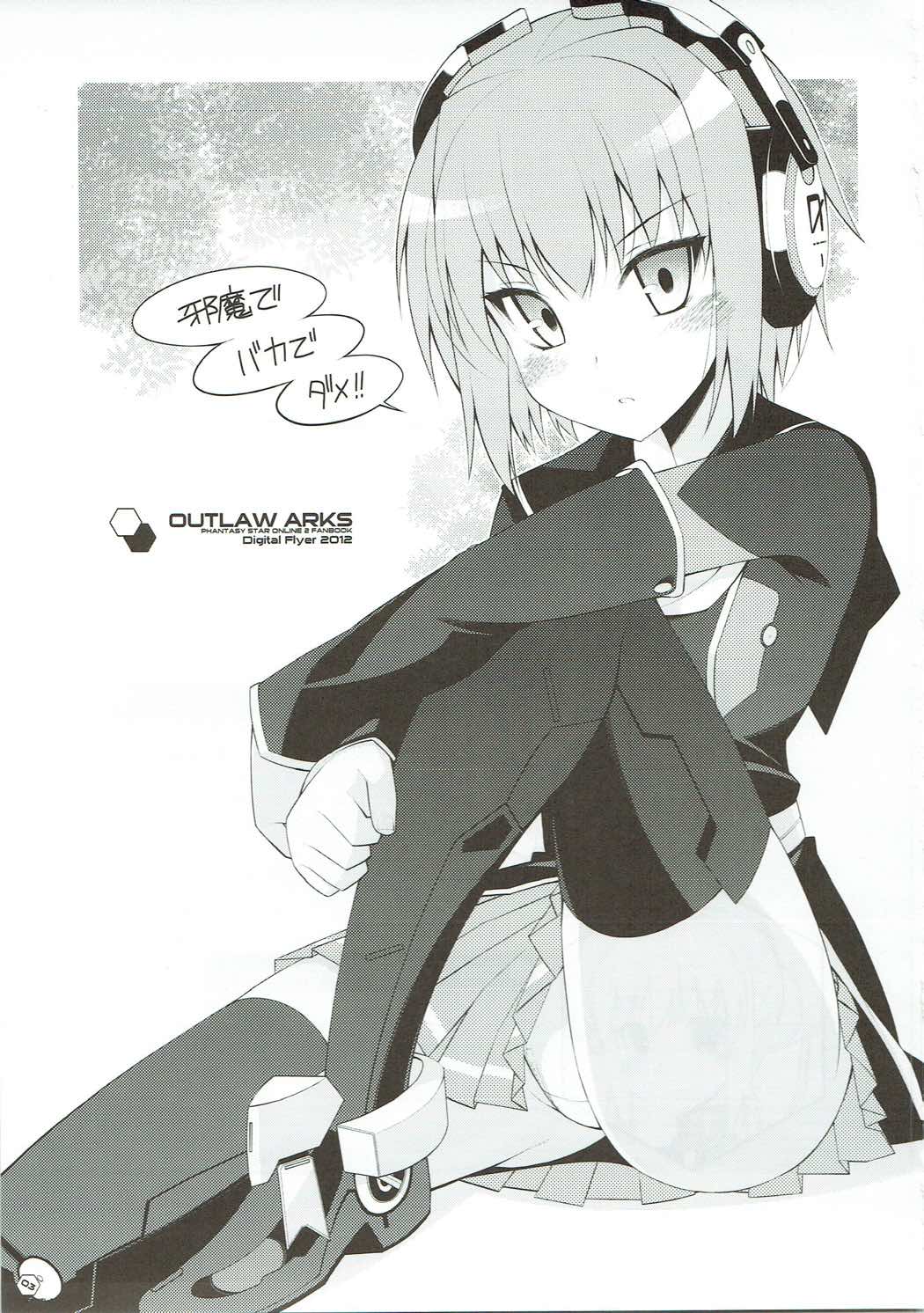 (C83) [Digital Flyer (Oota Yuuichi)] OUTLAW ARKS (Phantasy Star Online 2) page 2 full