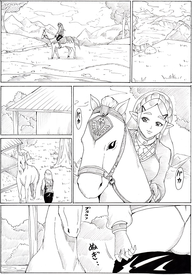 [Ninnindo (Tonsuke)] Hime to Hakuba (The Legend of Zelda: Breath of the Wild) page 2 full