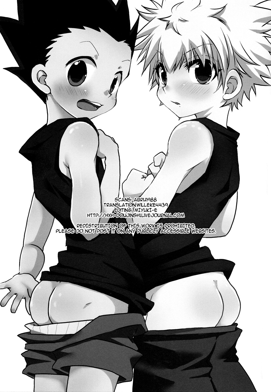 (Shota Scratch 24) [MiUMiU (Amin)] Sei Kurabe!! | Comparing Sex!! (Hunter x Hunter) [English] [HXH-Doujinshilivejournal] page 16 full