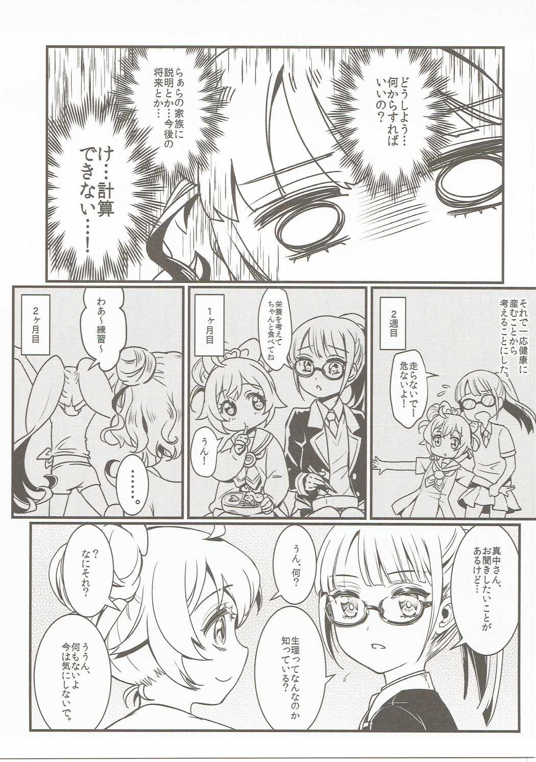 (C91) [Soramimi (Mytyl)] Kozukuri Hajimechaimashita!? (PriPara) page 20 full
