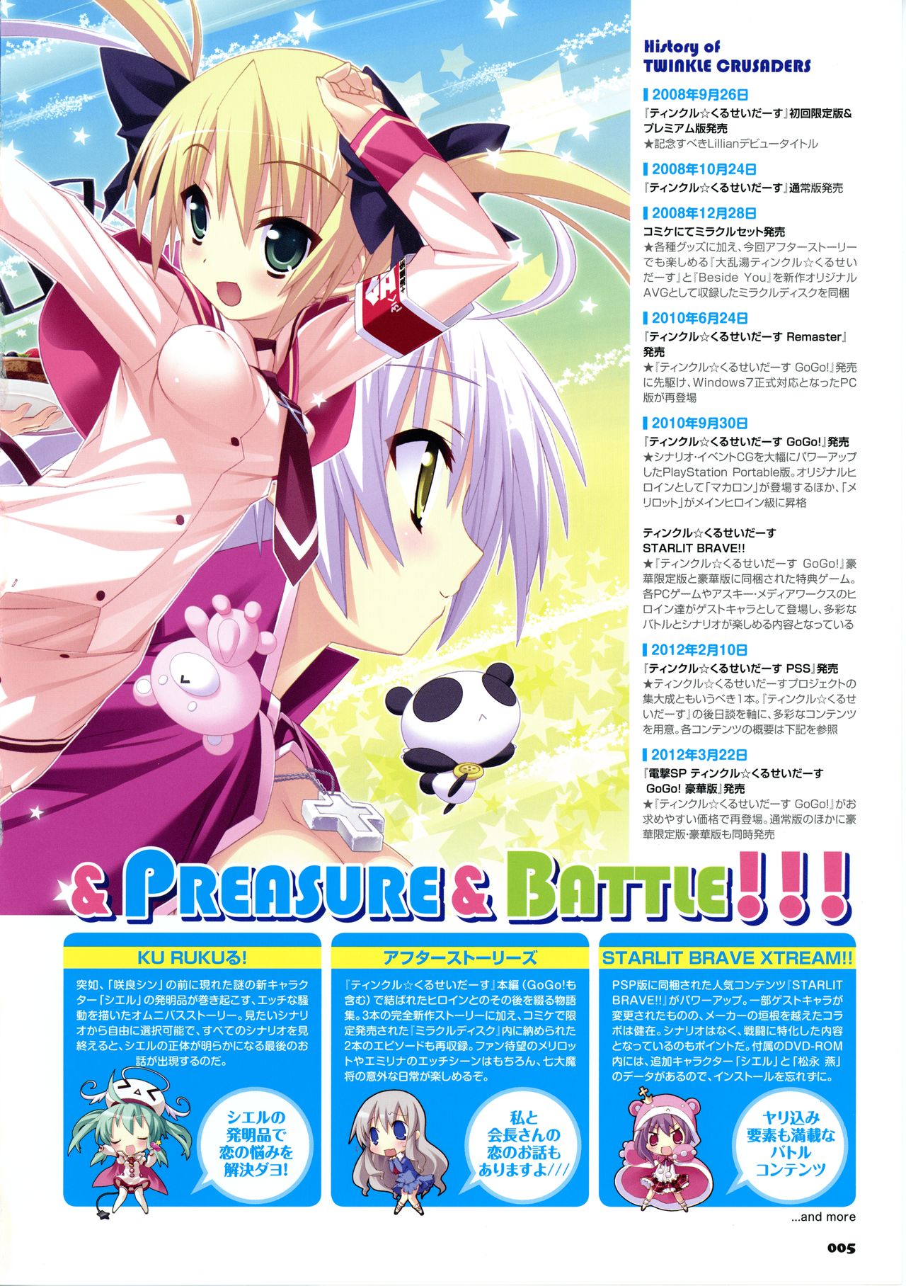 [Lillian] Twinkle☆Crusaders Passion Star Stream Visual Fanbook [Kannagi rei･kotamaru] page 5 full