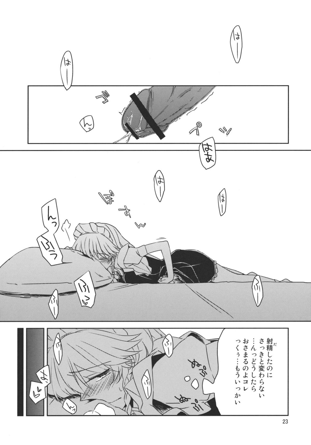 (Reitaisai 8) [Nantoka Ikitemasu. (Megumiya)] Kanzen de Shousha na Juusha wa D.T. nanoka？ (Touhou Project) page 23 full