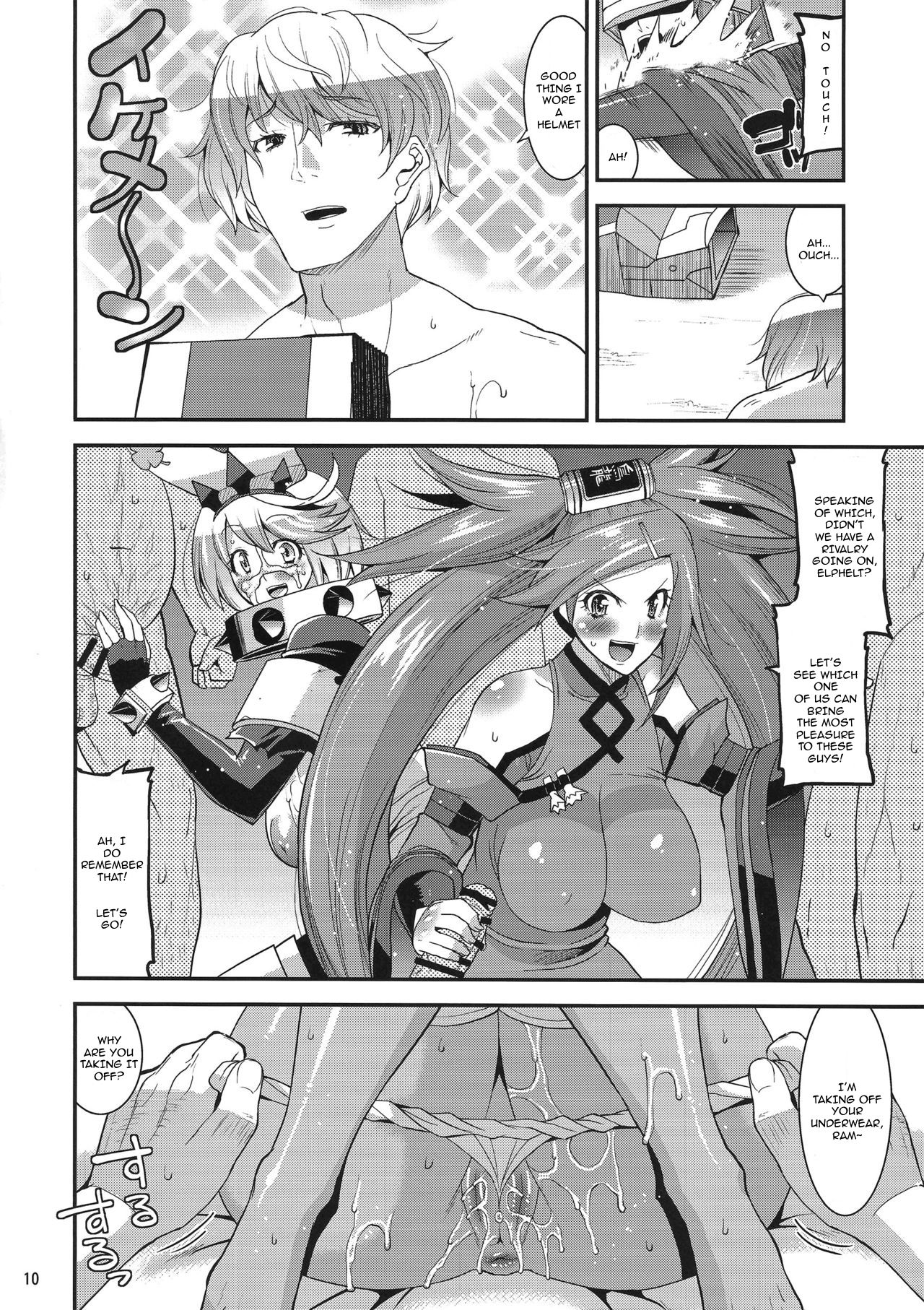 (C90) [gos to vi (Utamaro)] Sekai Seifuku Shichatte Gomennasaix! (Guilty Gear Xrd -Revelator-) [English] [PhantomsJoker] page 9 full