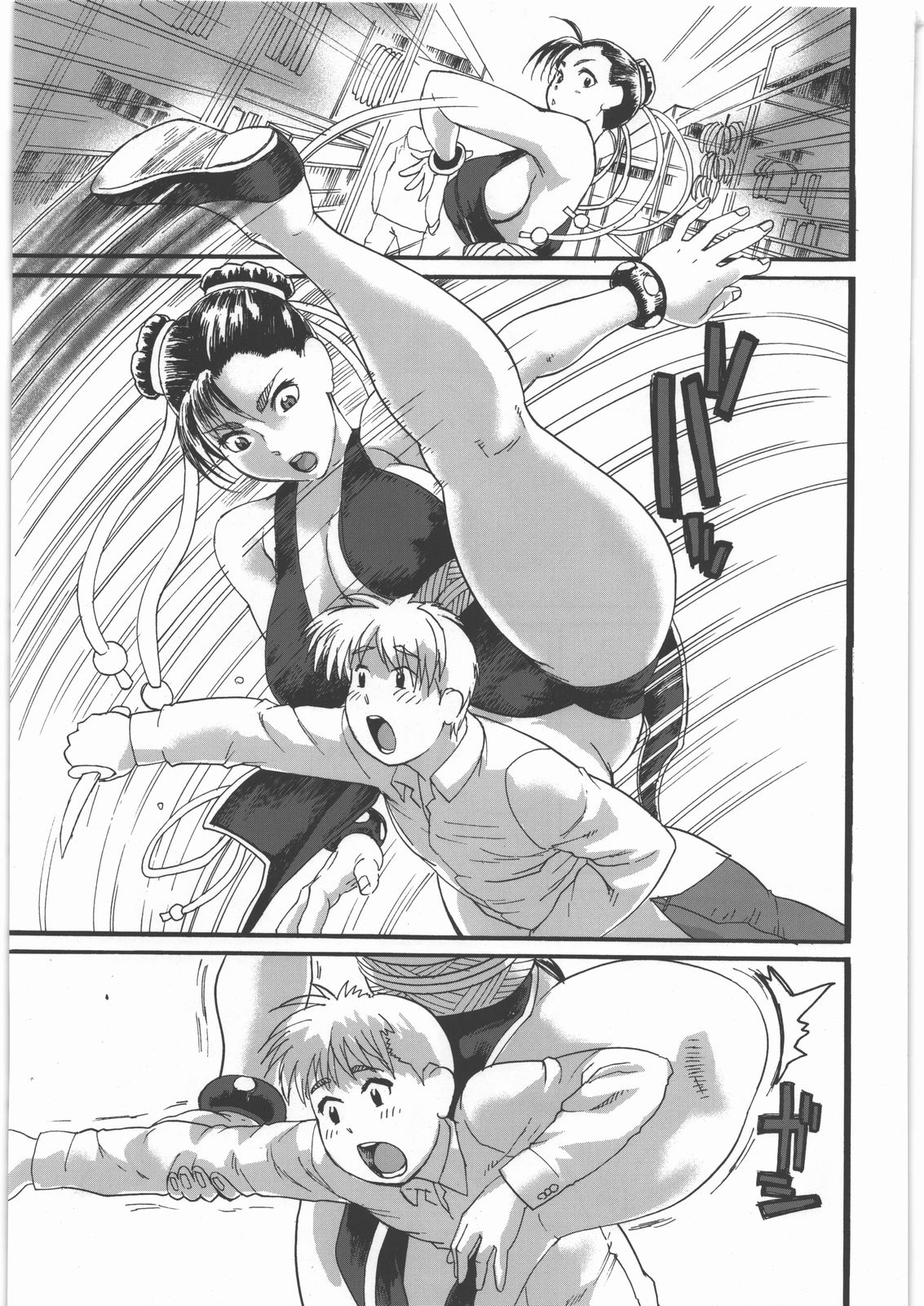 (C78) [Tsurugashima Heights (Hase Tsubura)] Kuro Chun (Street Fighter) page 2 full