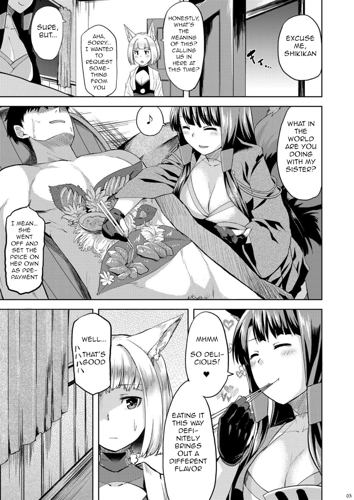 (COMIC1☆13) [Tenrake Chaya (Ahru.)] Mofumofu Ikkousen Sand (Azur Lane) [English] page 4 full
