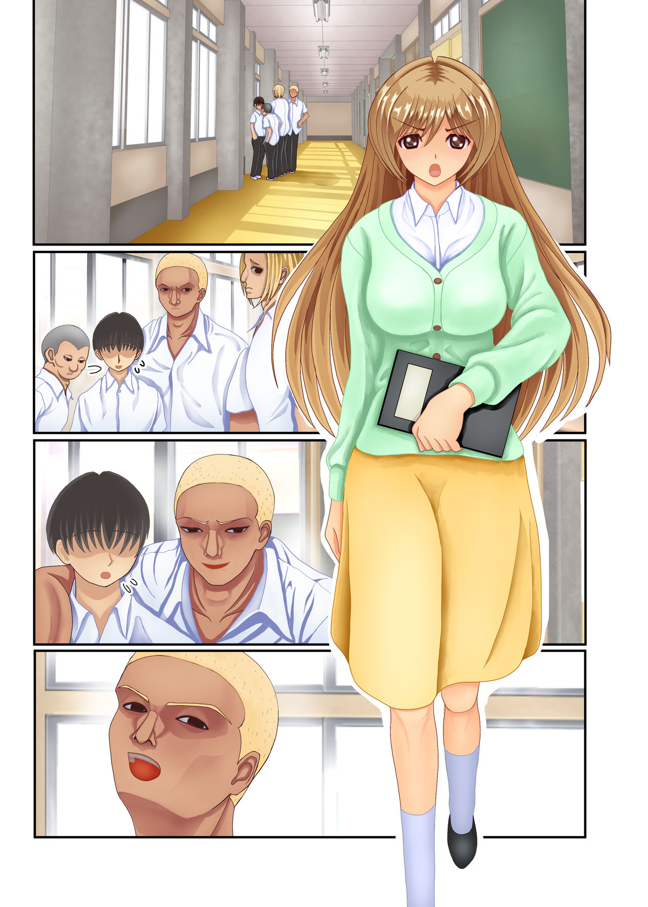 [KumakuraMizu] Violated Teacher - My Teacher & First Love Tricked, Snatched and Depraved by Delinquents page 36 full