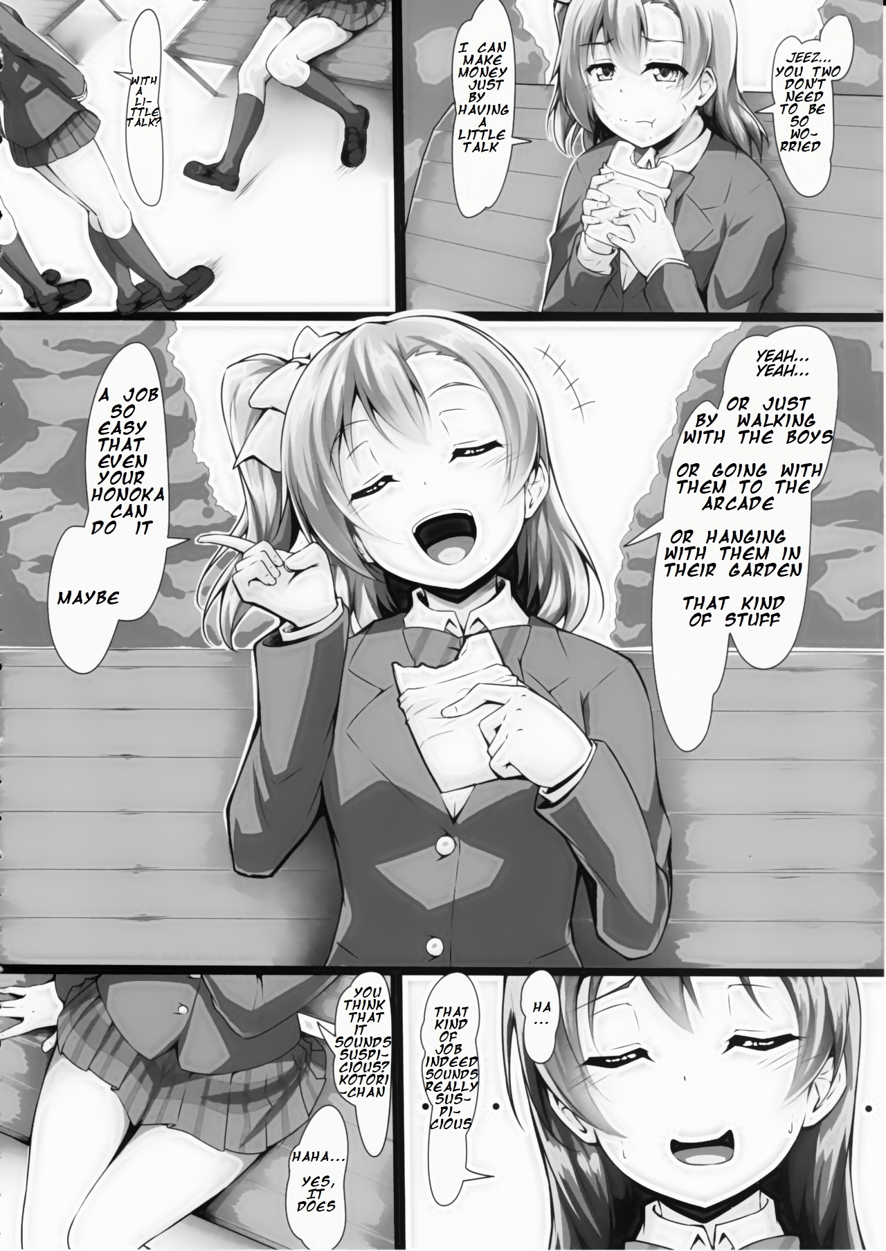 (C90) [corori (Yopparai Oni?)] HONOKAN ~Damasare~ Doko ni mo Nigerarenai~! (Love Live!) [English] page 9 full