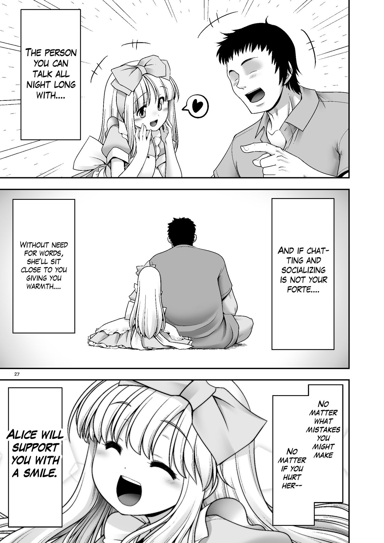 [Yosutebito na Mangakaki (Tomoki Tomonori)] Tai Chikyuujin Seiyoku Seigyo You Jinzouningen Arisu (Alice in Wonderland) [English] {Mant} [Digital] page 27 full