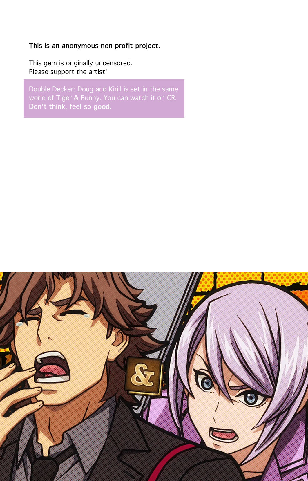 (C95) [KURETEN (Takuma)] Aibou ga Ecchi na Ookami no Hazu ga Nai - Buddy is not a Dirty Wolf (Double Decker! Doug & Kirill) [English] page 2 full