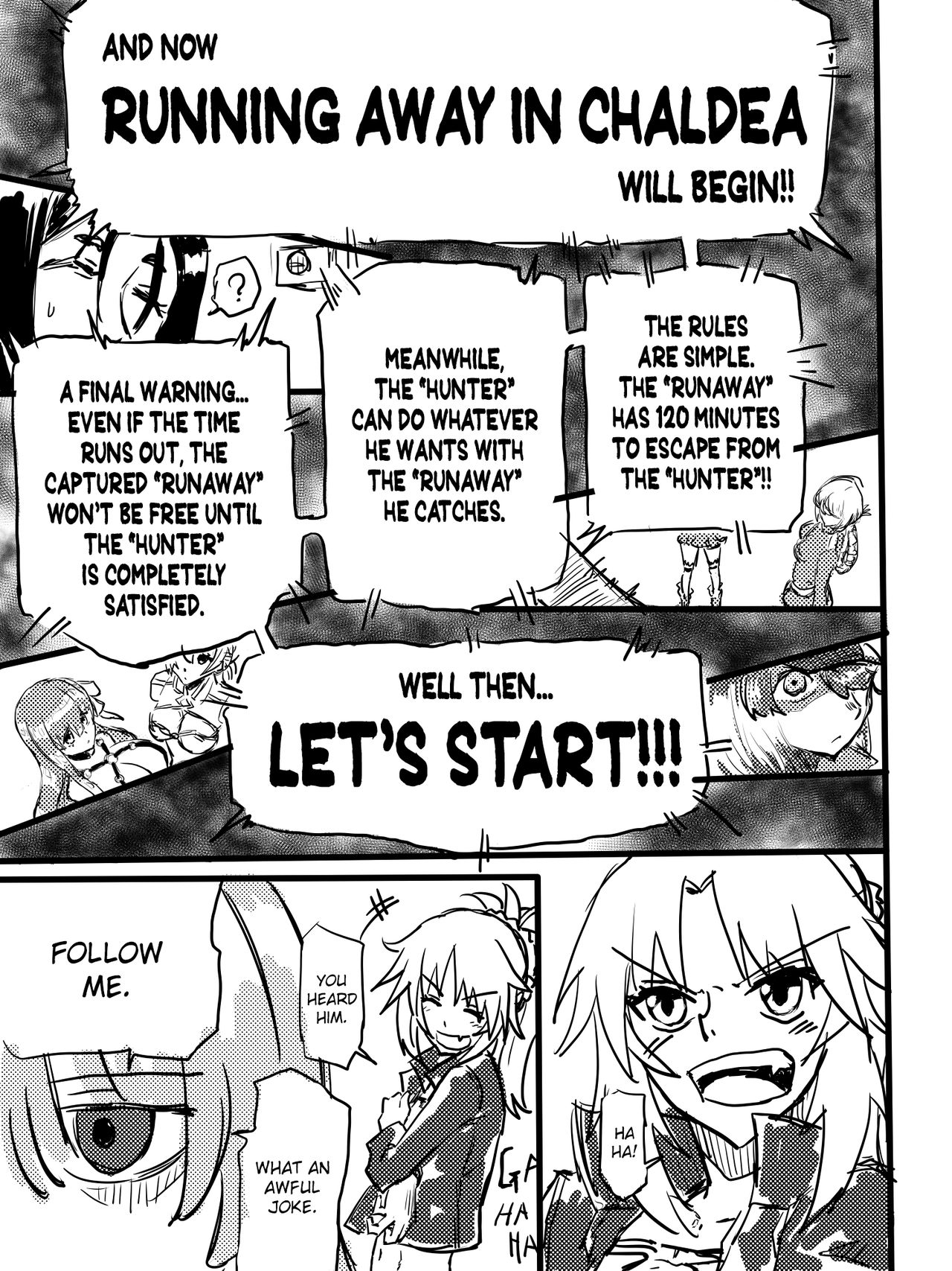 [mura] Tousouchuu in Chaldea  | Running away in Chaldea (Fate/Grand Order)  [English] [DrunkenWeeb] page 3 full