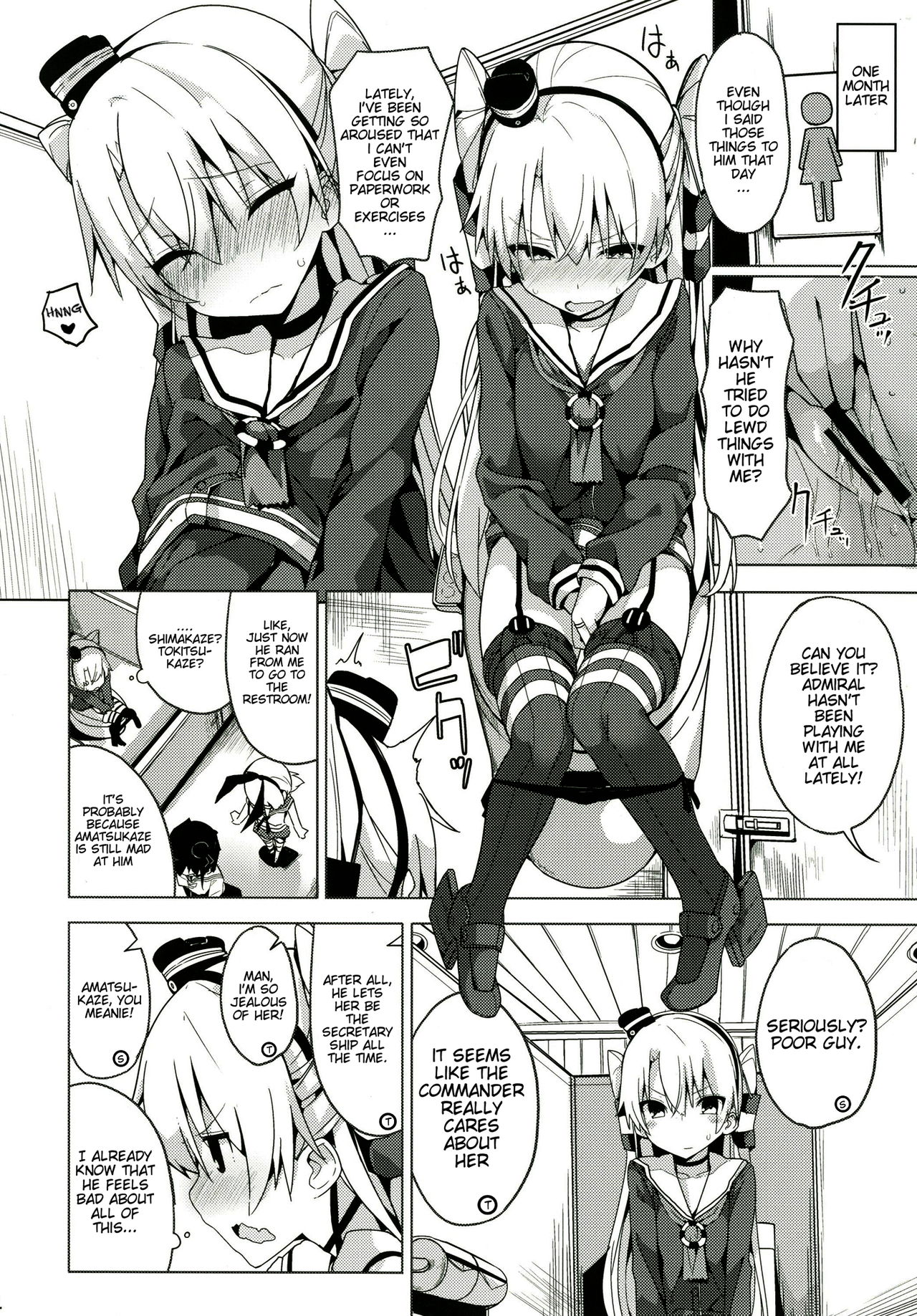 (C90) [Illumination. (Ogadenmon)] Amatsukaze no H Kinshirei! (Kantai Collection -KanColle-) [English] [Sikrena] page 5 full