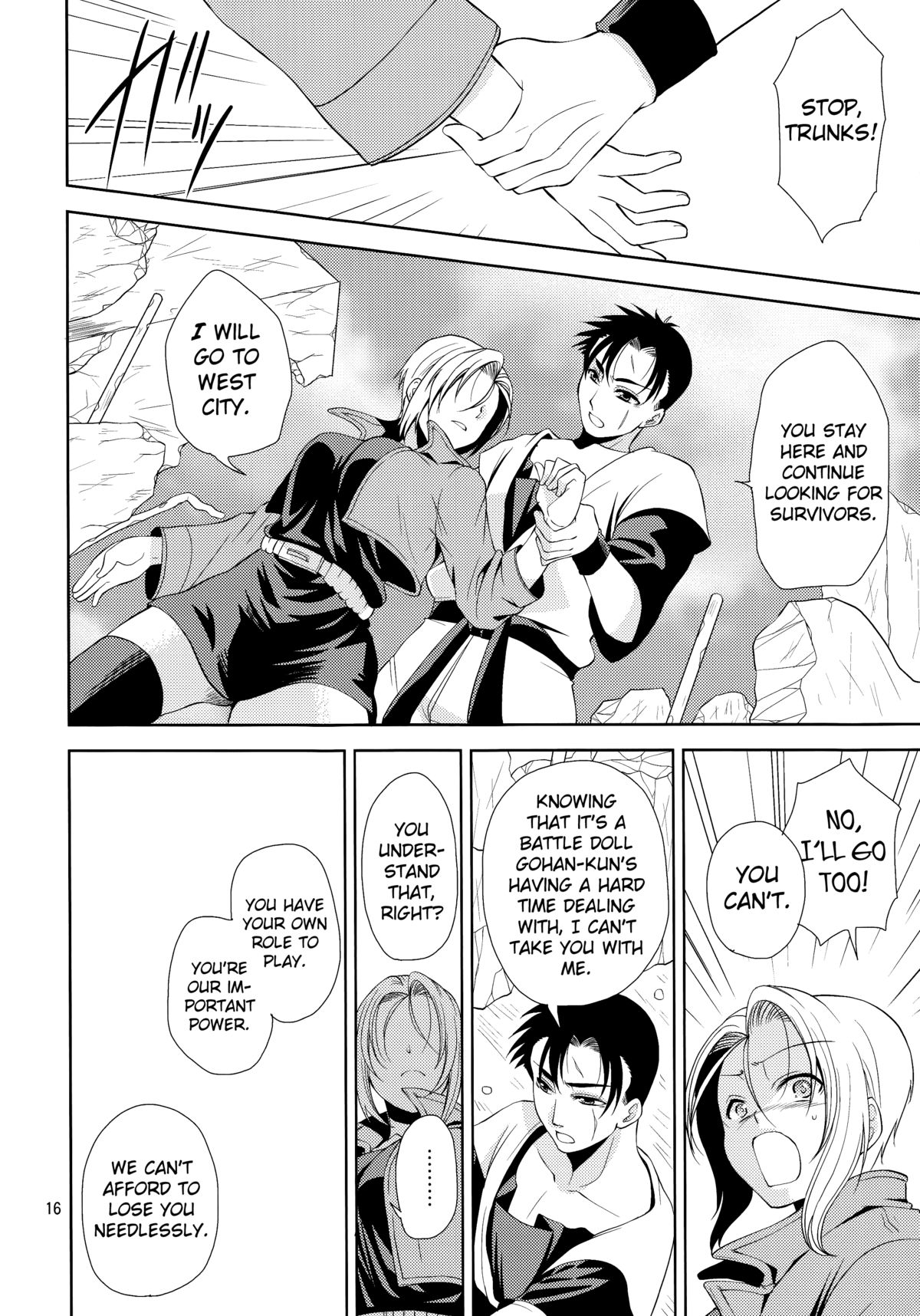 (C85) [Blue Crest (Aono Akira)] Soshite Boku wa Sono Suisen ni Miirareta. (Dragon Ball Z) [English] [biribiri] page 16 full