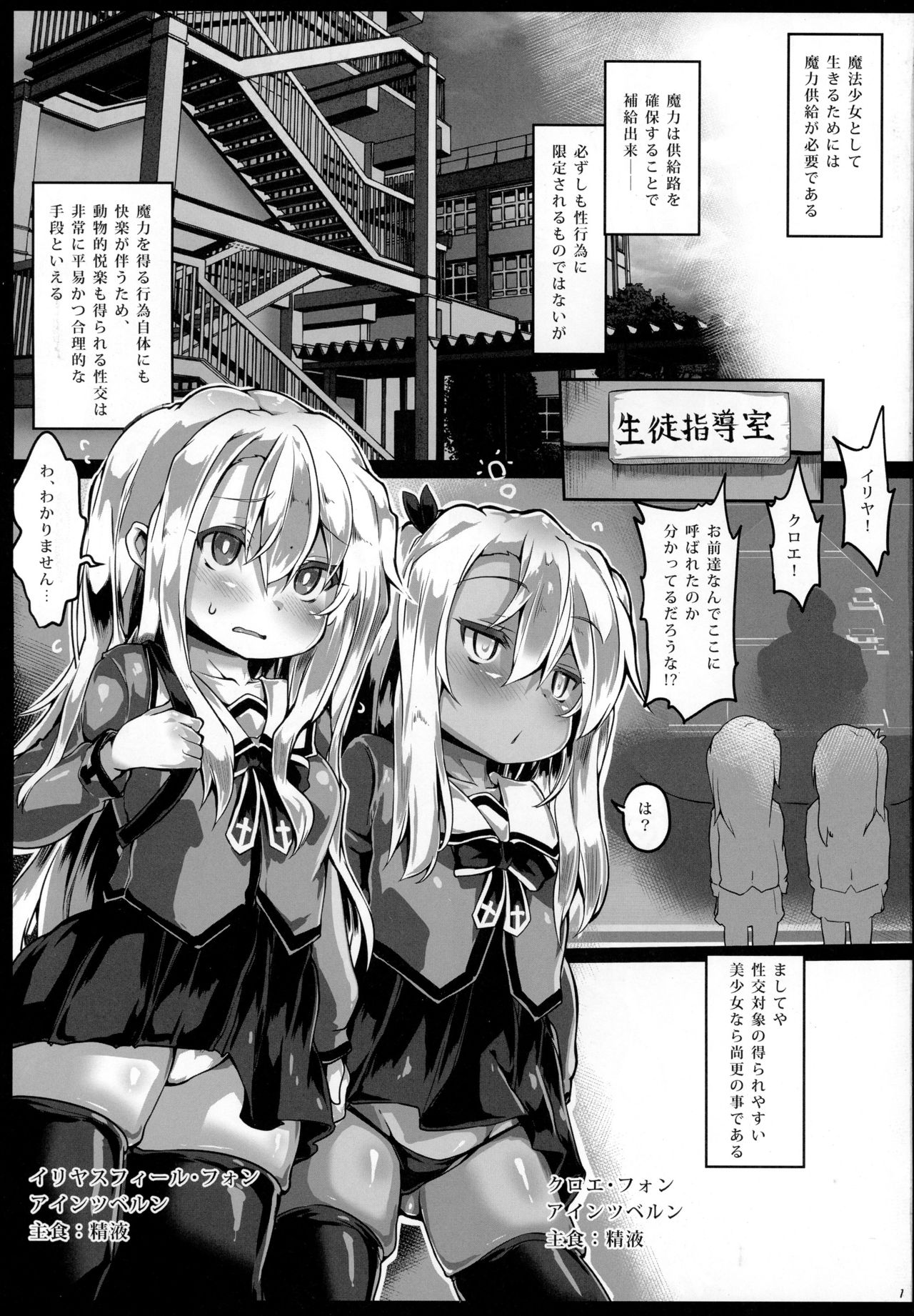 (COMIC1☆13) [Roubai-tei (atahuta)] Hatsujou Otome no Shitsukekata (Fate/Grand Order, Fate/kaleid liner Prisma Illya) page 2 full