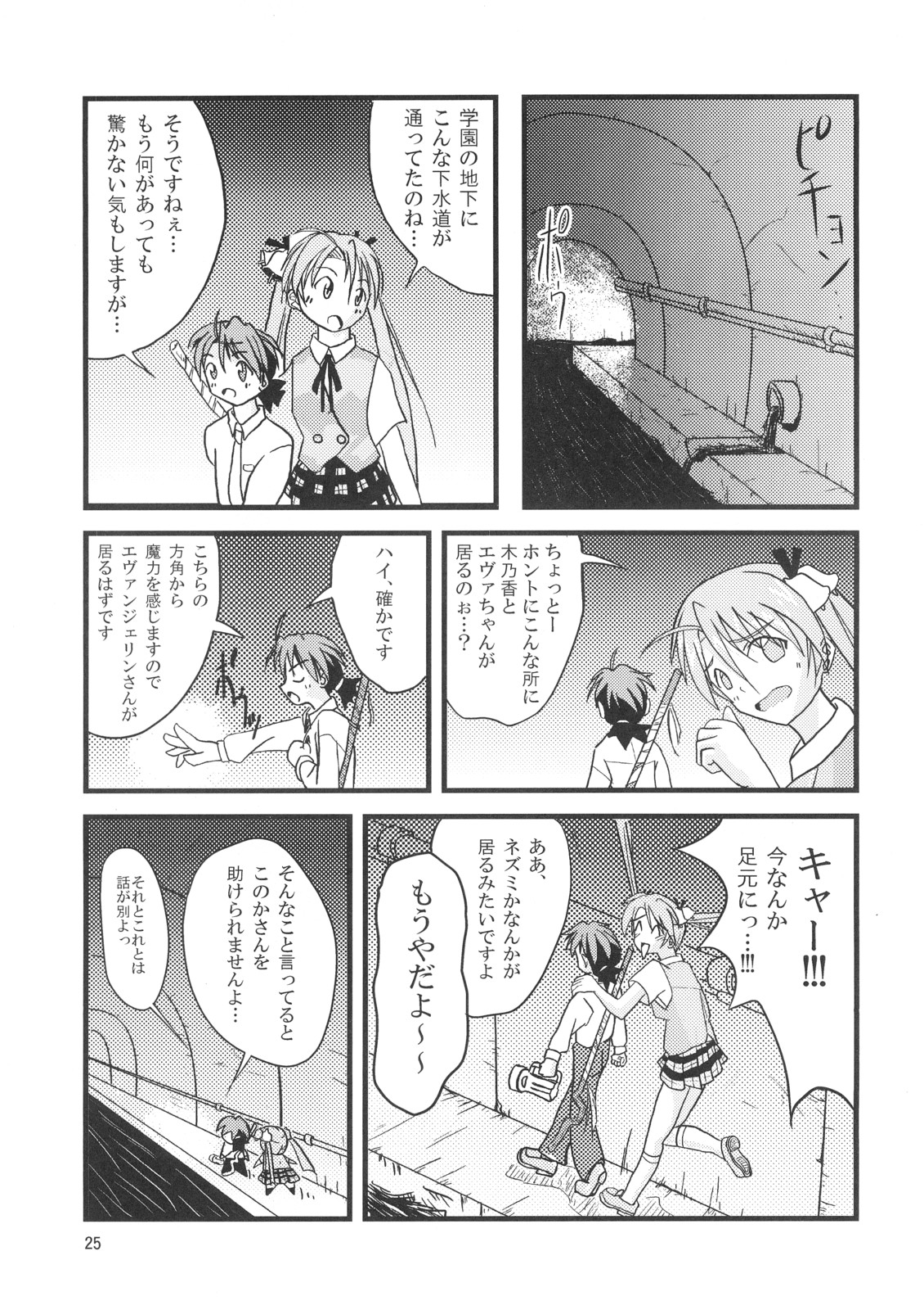 (C71) [SUKOBURUMER'S (elf.k, Lei, Tonbi)] Kokumaro Evangeline (Mahou Sensei Negima!) page 24 full