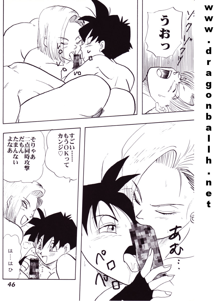 (C52) [Fusuma Goten (Shouji Hariko)] Irohani (Dragonball Z) page 46 full