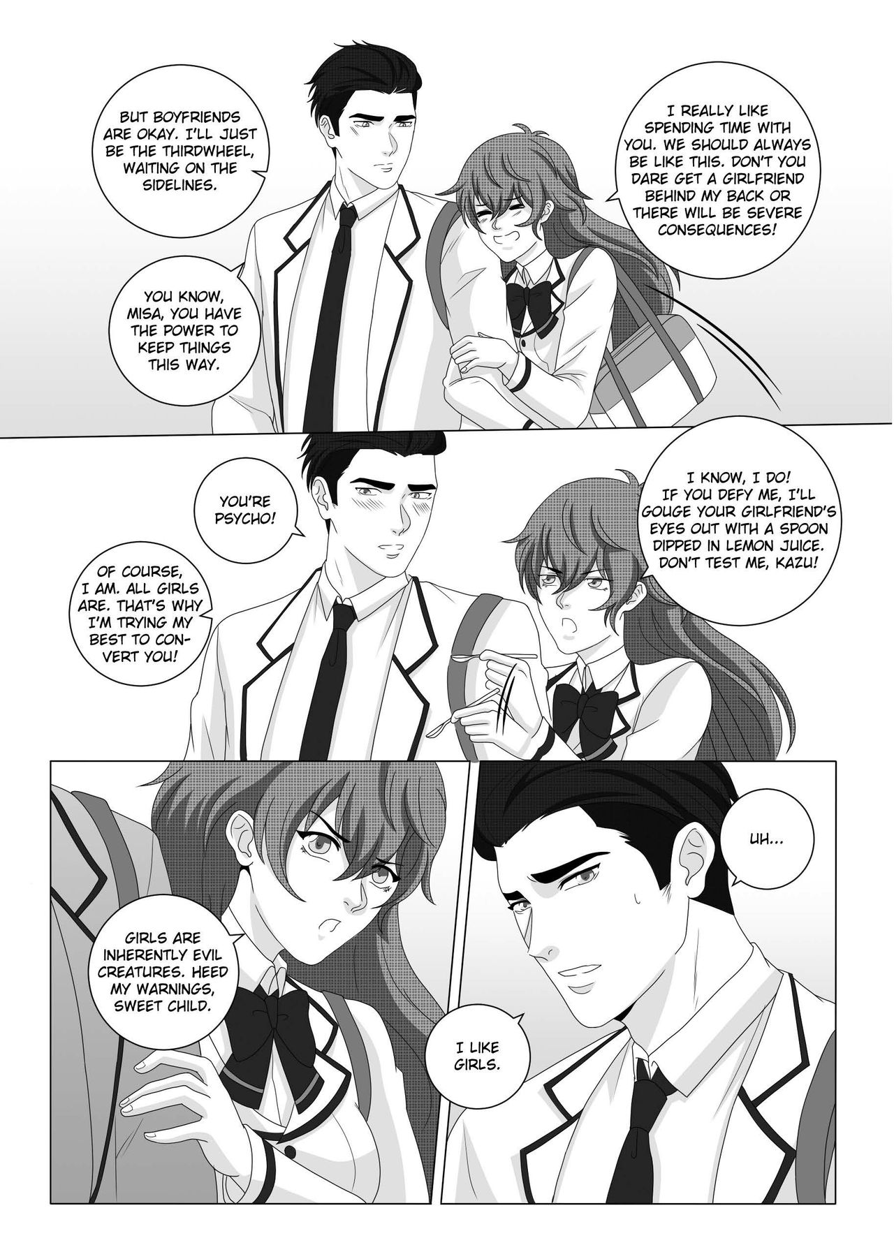 [The Yaoi Army][Joberu, Seru] Fujoshi Trapped in a Seme's Perfect Body 3, 4 page 28 full