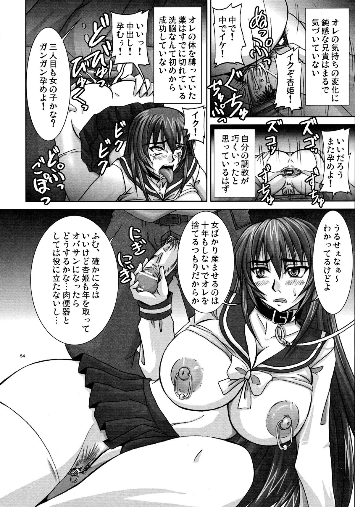 (C71) [Nozarashi (Nozarashi Satoru)] Gyakushuu no Kyouhime-sama page 54 full