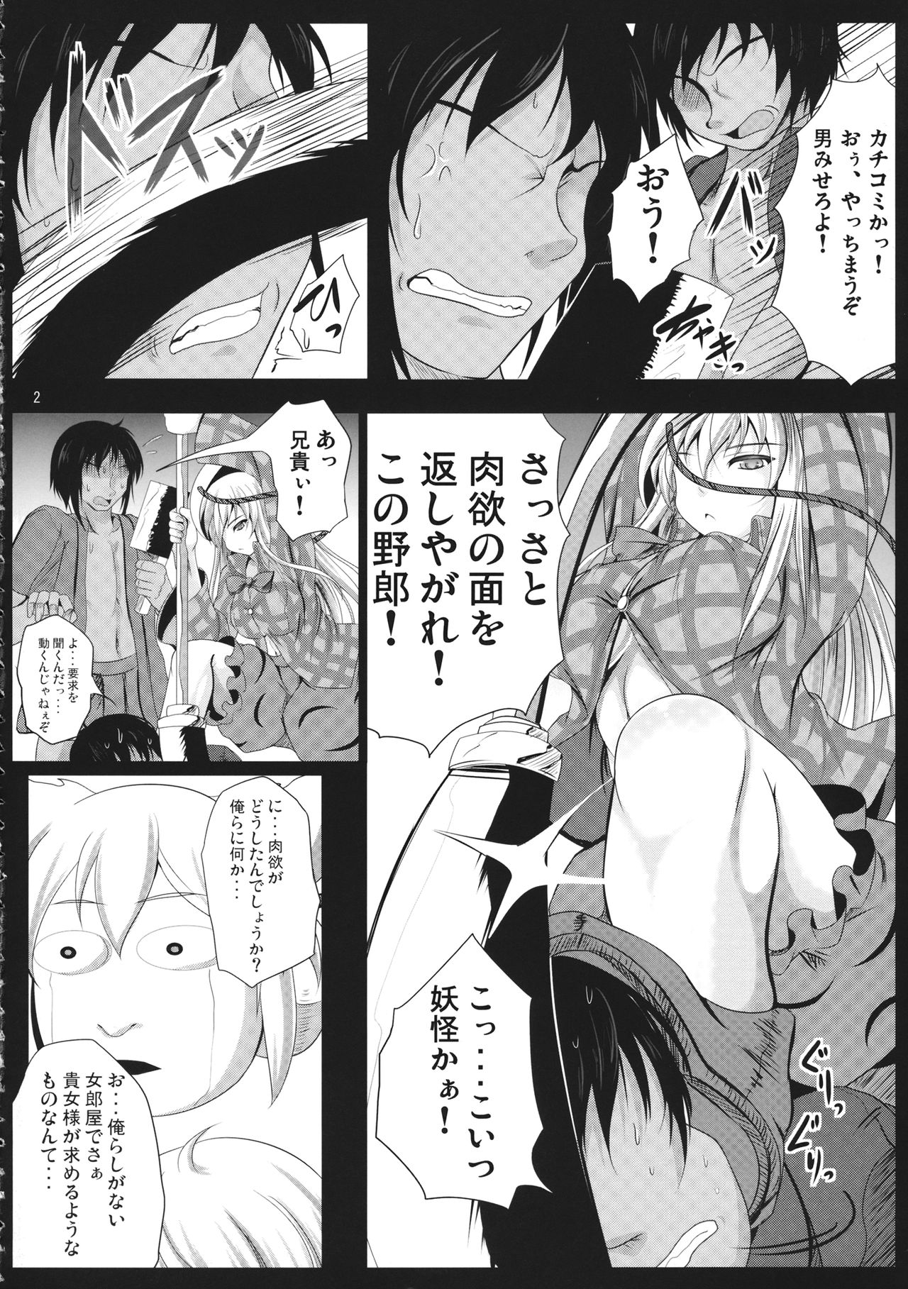 (Kouroumu 9) [Penetrate (Reiha)] Seigo Rape Sareta Kokoro ni Kairaku o Oshieru Jorouya (Touhou Project) page 3 full