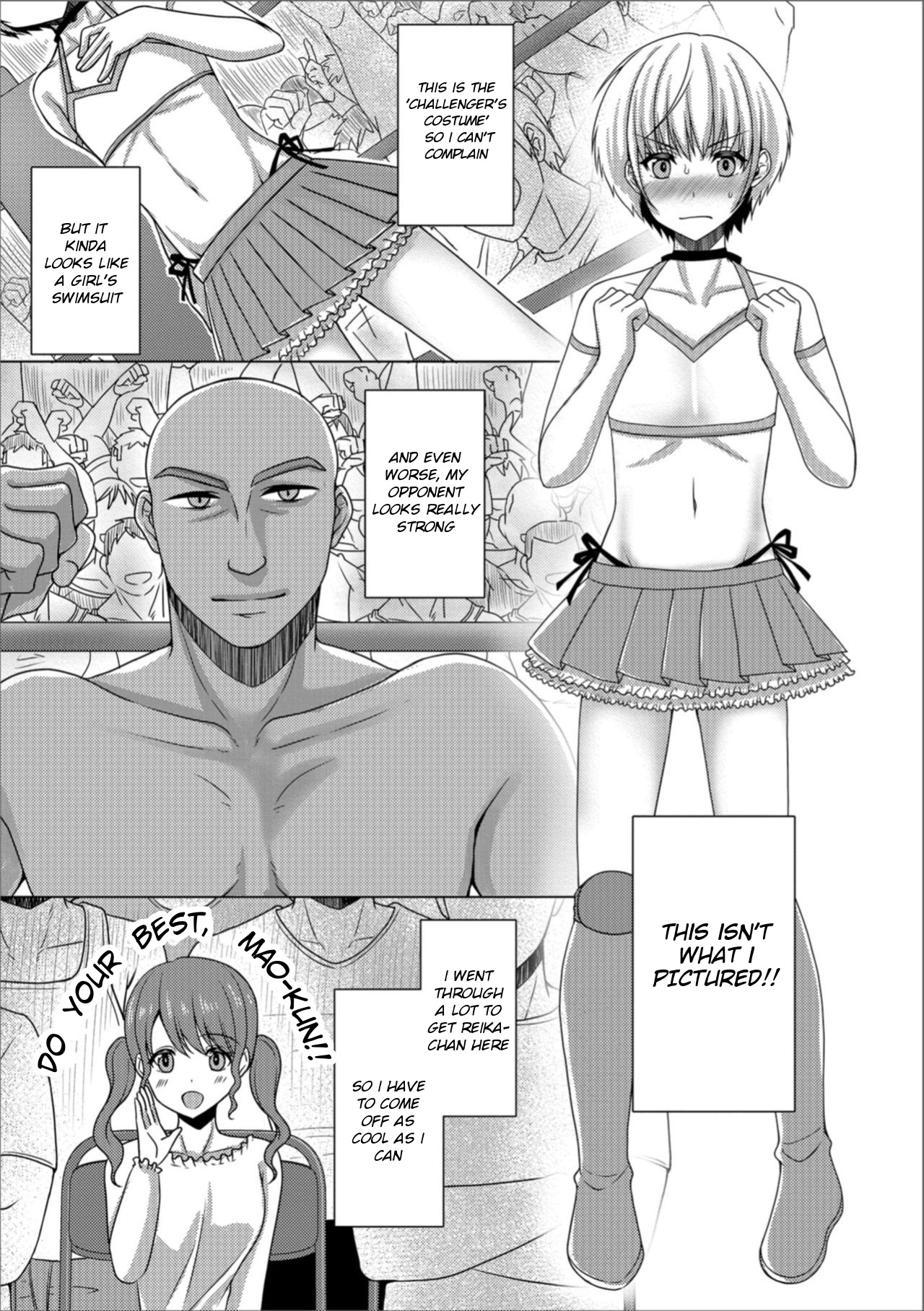 [Chieko] Mesu Ochi Fighter Mao | Feminised Fighter Mao (Gekkan Web Otoko no Ko-llection! S Vol. 31) [English] [OnOnt] [Digital] page 3 full