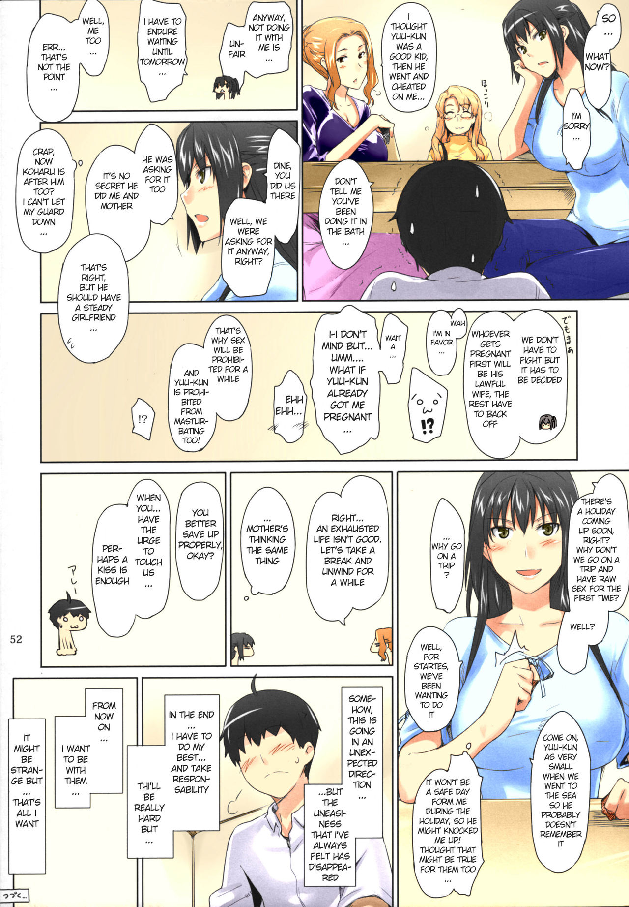 (C86) [MTSP (Jin)] Tachibana-san-chi no Dansei Jijou Matome Ban [English] [Colorized] [Decensored] page 52 full