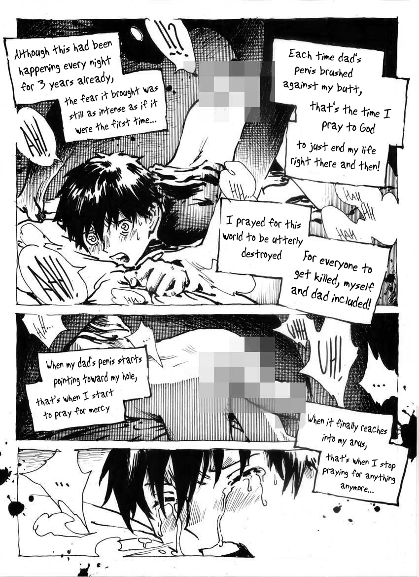 [Kharisma Jati] Disodomi Bapak Sendiri | Sodomized By My Own Dad [English] page 3 full