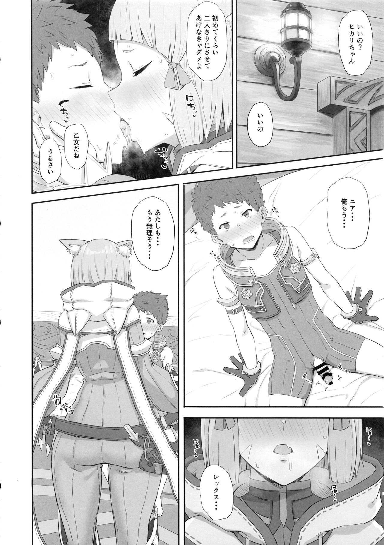 (COMIC1☆13) [Gomuhachi (Gomu)] Watashi no Omoi o Anata ni... (Xenoblade Chronicles 2) page 5 full