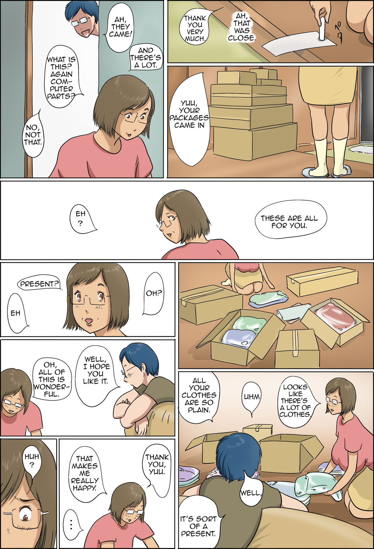 [Zenmai Kourogi] Haha to Musuko no Kazoku Seikatsu | Family Life of Mother and Son [English] [Amoskandy] page 37 full