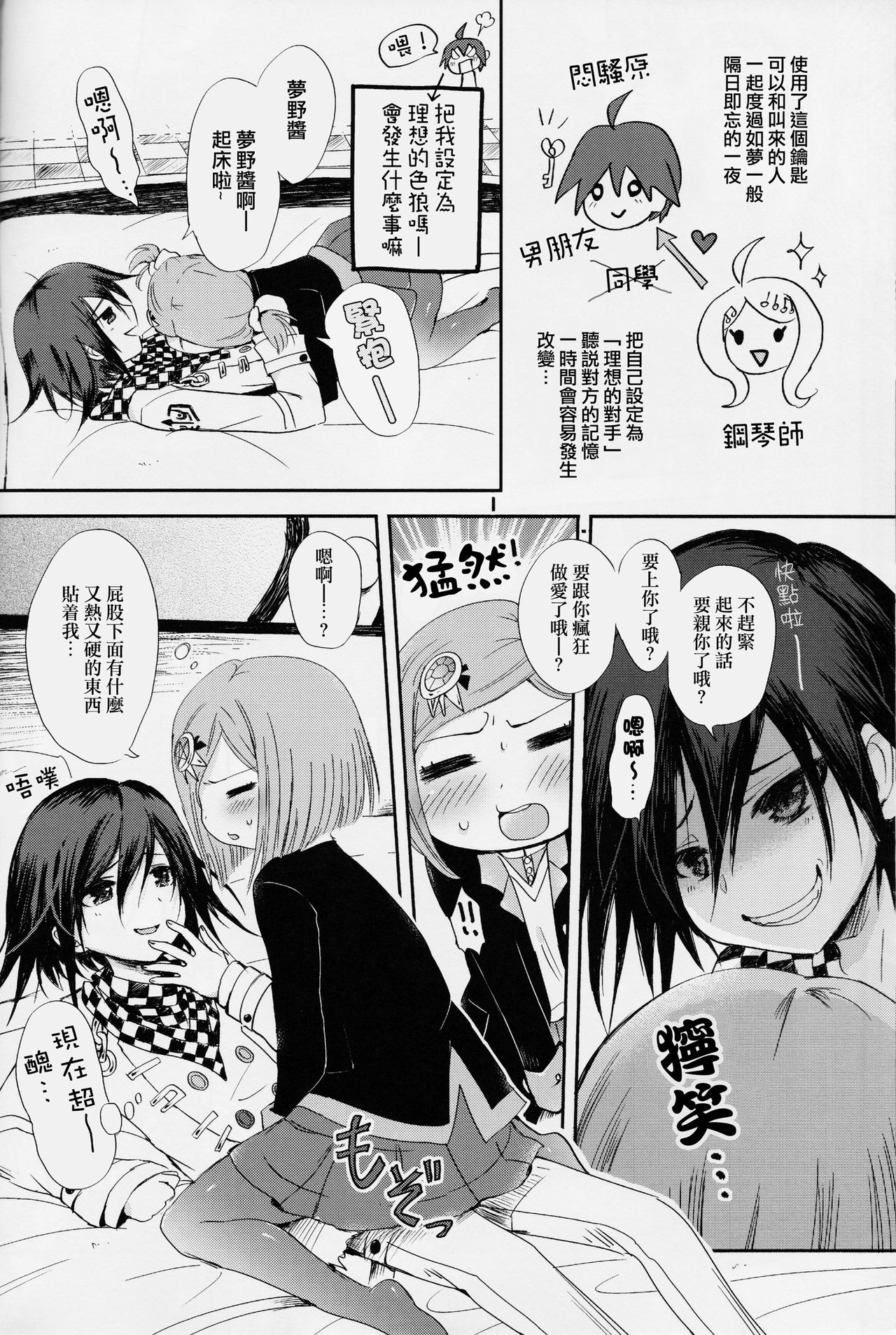 (Break Shot! 7) [HONEY*CRUNCH (Tamaki Yui)] Saigo no Yoru no Hi Kyokou Renai. (New Danganronpa V3) [Chinese] [沒有漢化] page 8 full