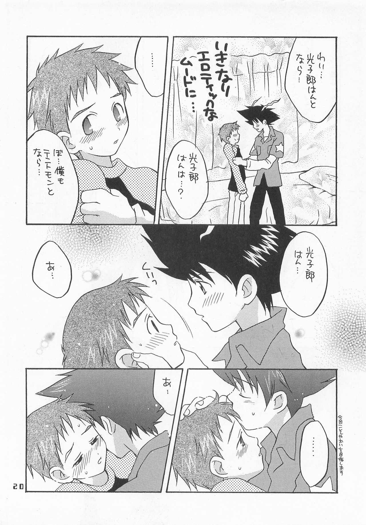 (HaruCC6) [Haniwa Mania, Kuru Guru DNA (Pon Takahanada, Hoshiai Hiro)] Jogress Daihyakka (Digimon Adventure 02) page 19 full
