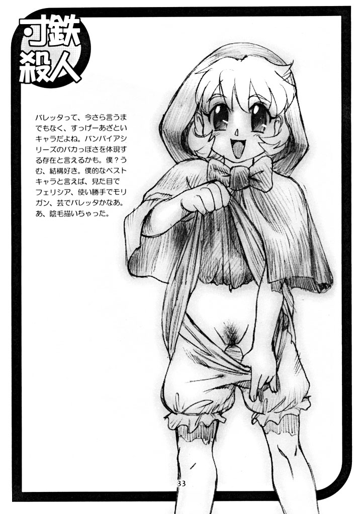 (C55) [Sendouya (Juan Gotoh)] Suntetsu Satsujin (Street Fighter, Darkstalkers) page 32 full