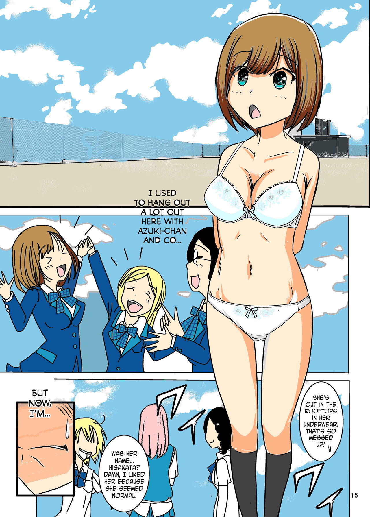 [dressblackheulee (BlackBaka)] Zenra Ijimerarekko-san no Nichijou [English] [N04H] [Colorized] page 14 full