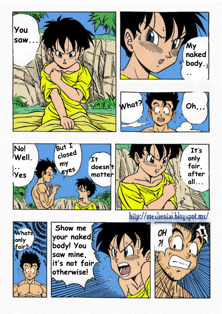 Gohan x Videl English Dubbed *COLOR* page 3 full