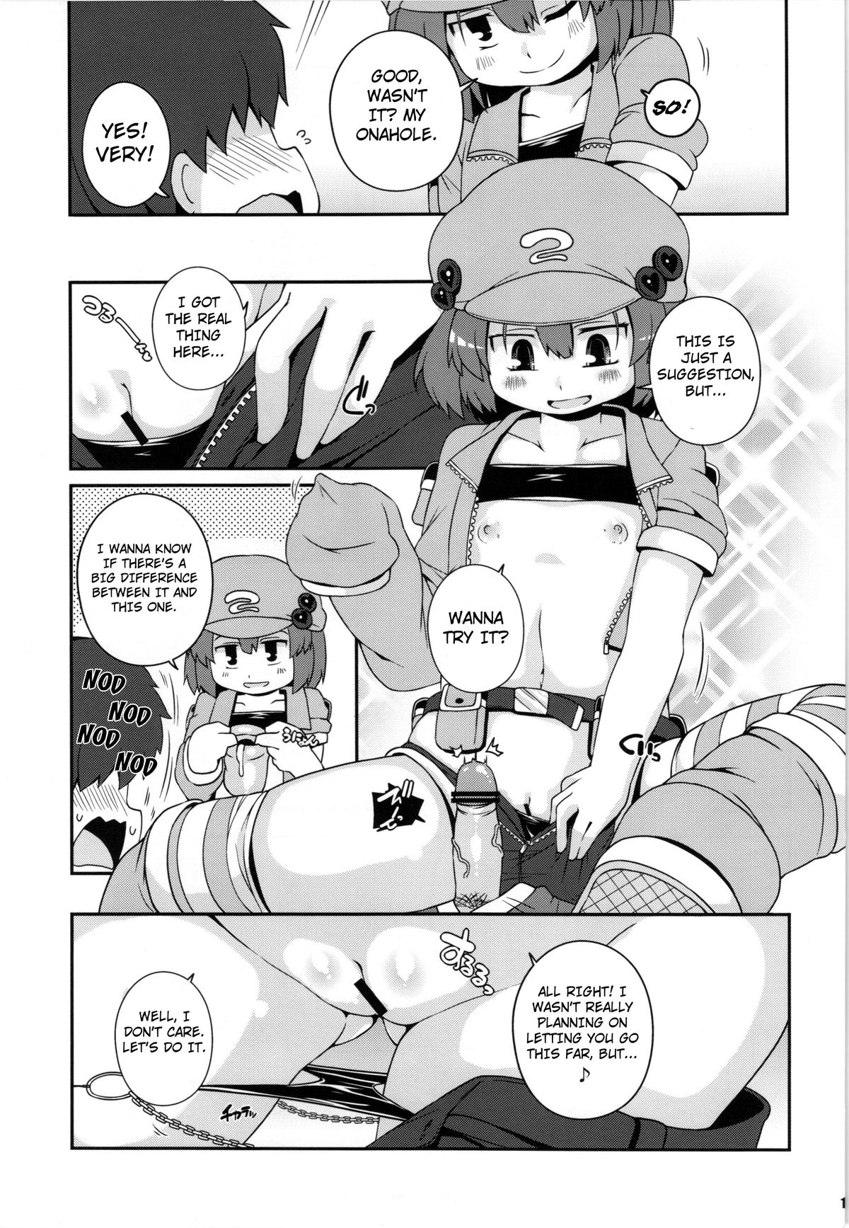 (C84) [Watosato (Sugiura Sen)] Akusei Kawashiro Nitori-san | Licentious Kawashiro Nitori-san (Touhou Project) [English] {YQII} page 10 full