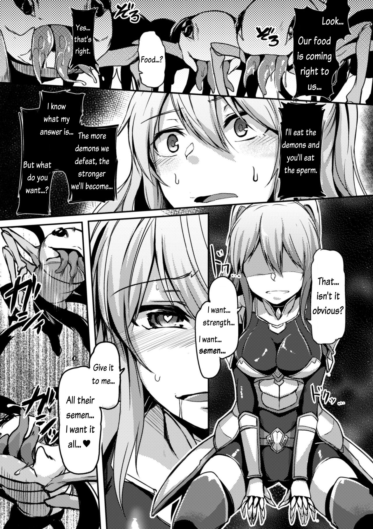 [Hirno] Mamono Karai no Yoroi | Demon Eating Armor (2D Comic Magazine Shokushu Yoroi ni Zenshin o Okasare Mugen Zecchou! Vol. 3) [English] [Rewrite] page 17 full