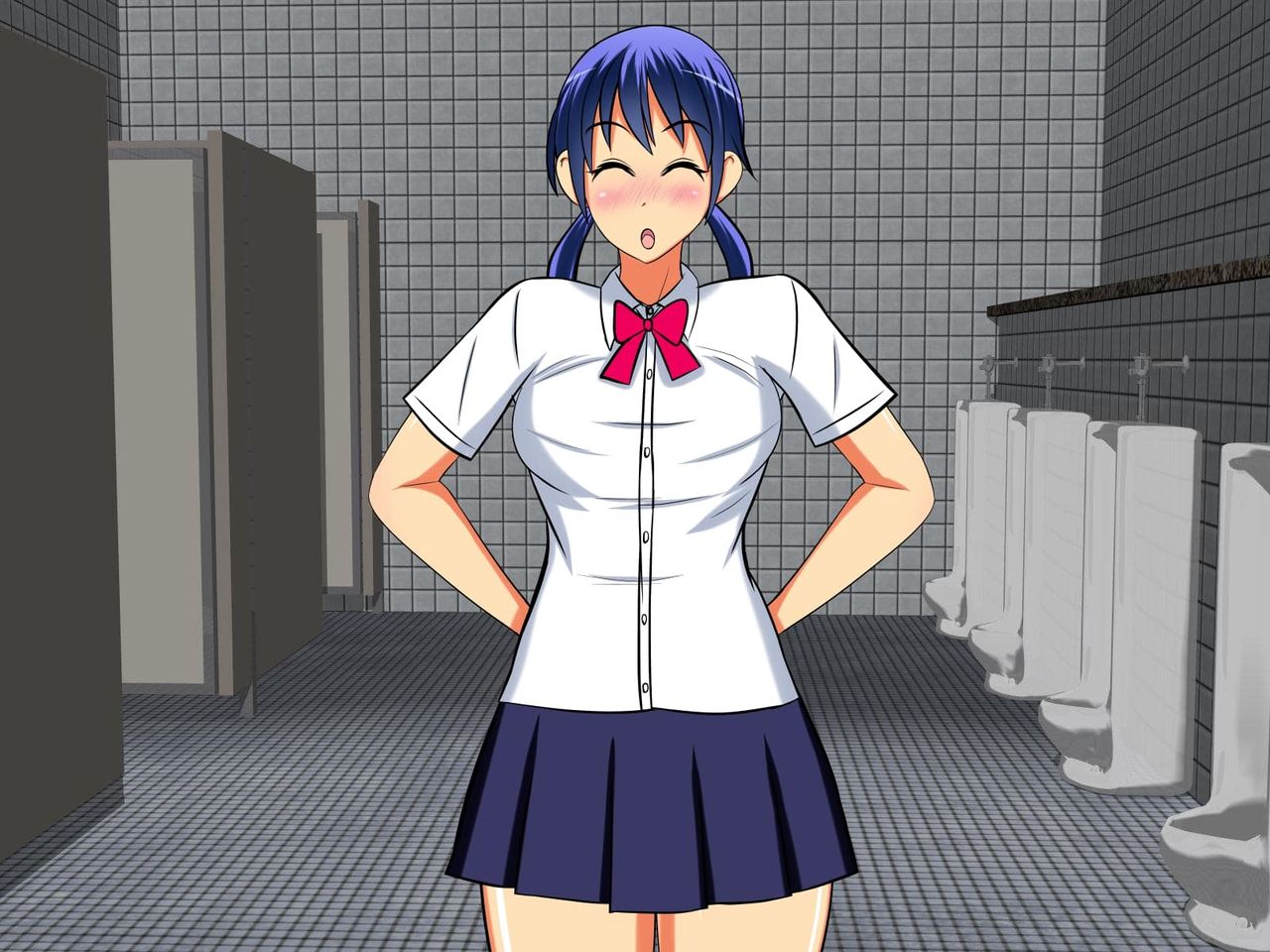 [MAKE3D] Haramase Bitch Danshi Toilet de Ninshin Shitai Shoujo page 5 full